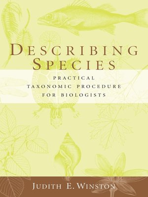 cover image of Describing Species